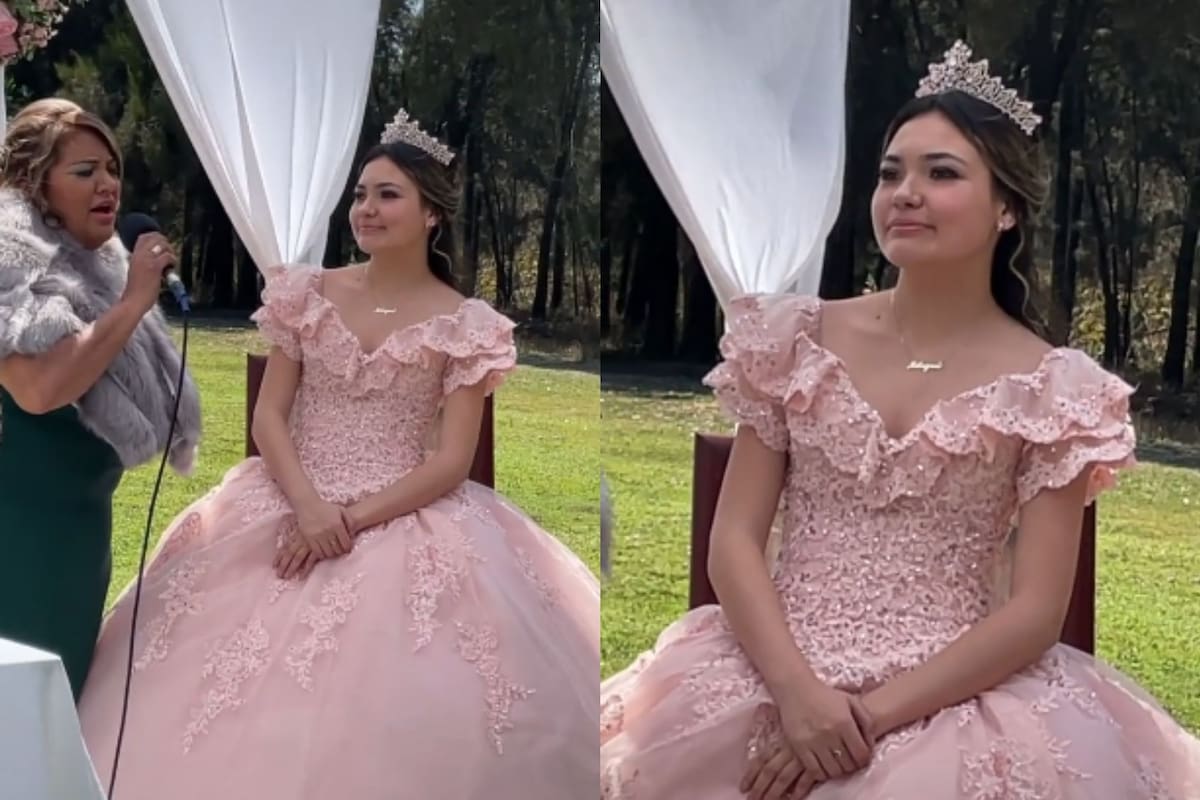 VIDEO: Quinceañera se hace viral por su reacción al escuchar a su madre cantar