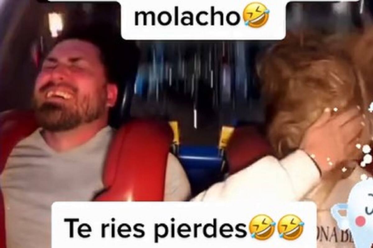 VIDEO VIRAL: Joven se sube a juego mecánico y termina molacho