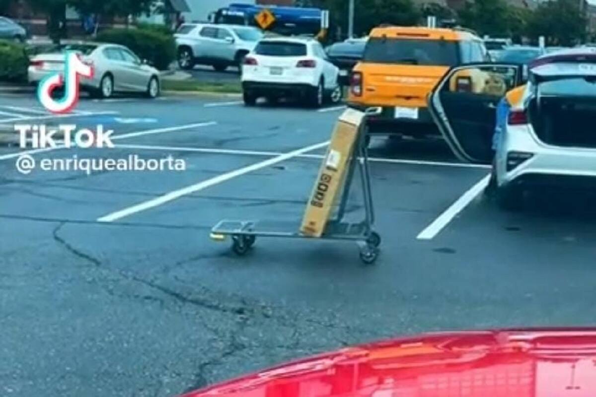 VIDEO VIRAL: Por intentar ayudar sujeto termina tirando una televisión nueva