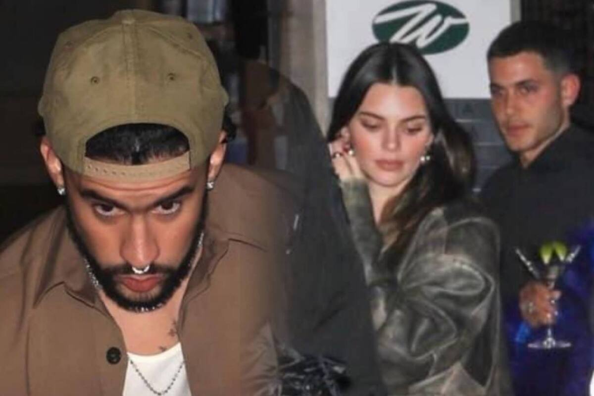 Bad Bunny y Kendall Jenner fueron captados saliendo juntos del mismo restaurante en Estados Unidos