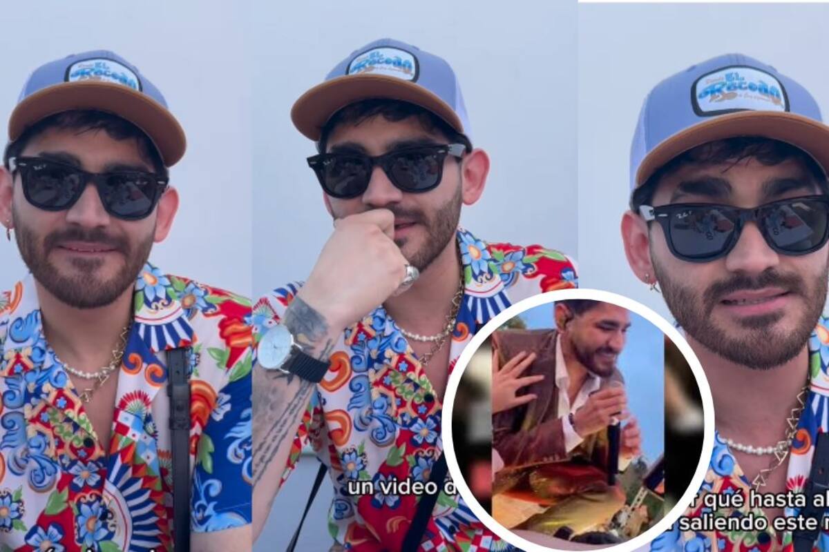 Ricky Yocupicio, vocalista de “Banda el recodo”, habla del video en el que una fan lo toca sin su consentimiento