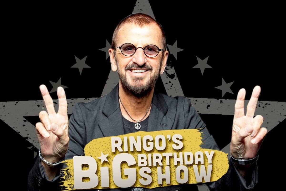 Ringo Starr celebra sus 80 años con concierto en línea "Big Birthday Show de Ringo"