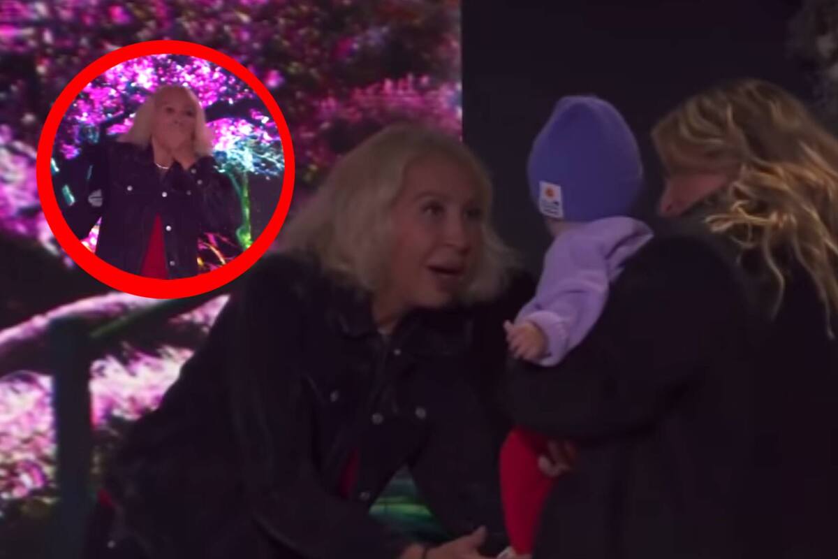 Laura Bozzo ve por primera vez a su nieto Atlas en "La Casa de los Famosos 2"