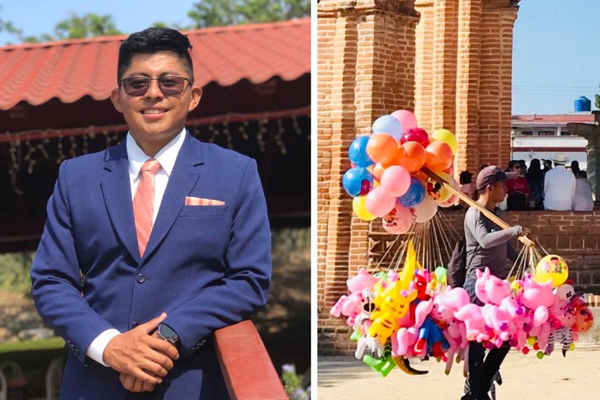 Pese a las burlas, vendedor de globos se gradúa como contador: "No hay trabajo vergonzoso"