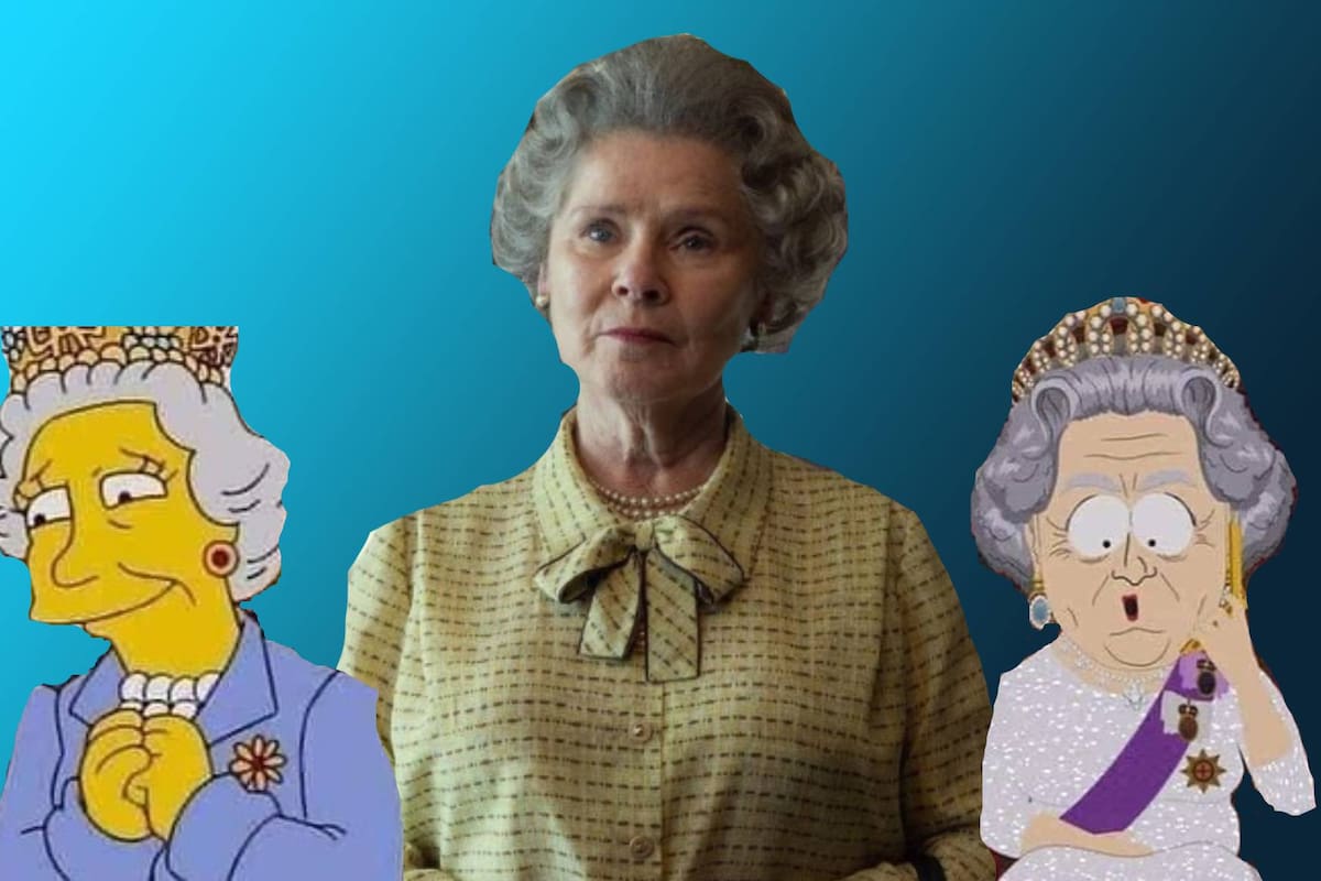 Estas son las series y caricaturas donde aparece la Reina Isabel II
