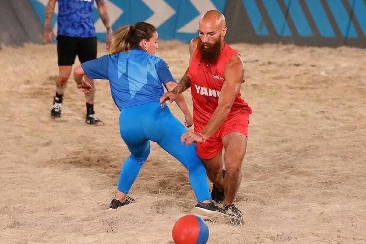 "Exatlón México": Los rojos llegan a la final del torneo de Futbol Colosal