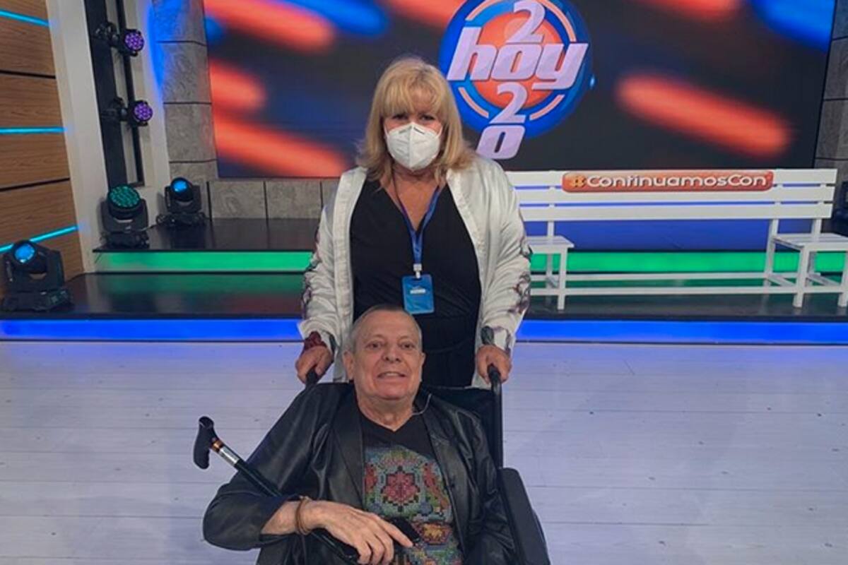 César Bono aparece en silla de ruedas en el programa 'Hoy'