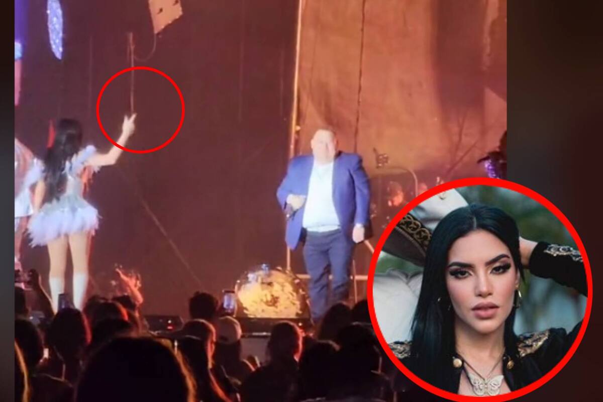 Acusan a Kimberly Loaiza de pararle el dedo al "Coyote" en su concierto en Mazatlán