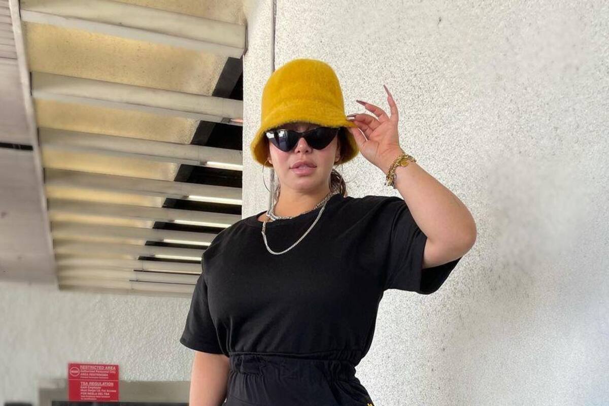 ¡Diosa! Chiquis luce su curvilínea figura en vestido rojo