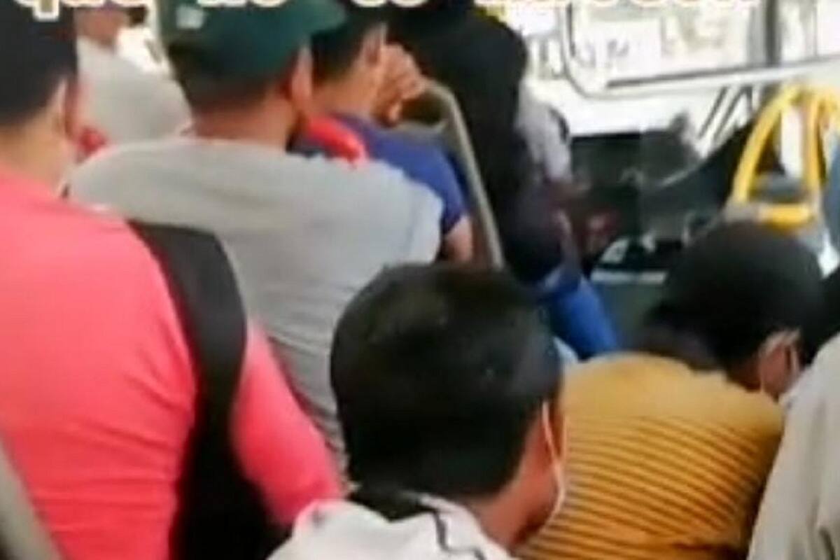 Usuarios del transporte público se esconden para que no multen al chofer