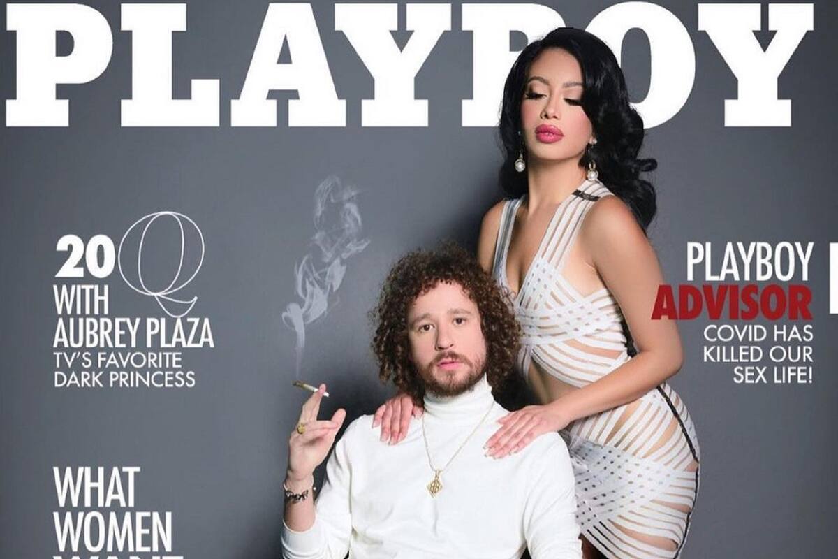 Luisito Comunica deja en shock al aparecer en la revista Playboy fumando mariguana