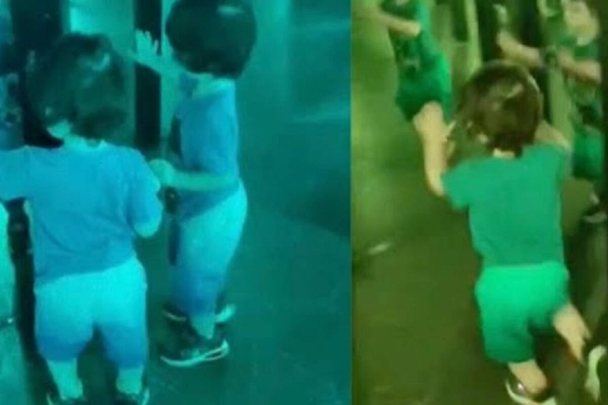 VIDEO VIRAL: Niño se desorienta y se da tremendo golpazo en casa de los espejos