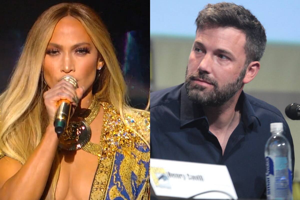 Captan a Jennifer Lopez y Ben Affleck besándose apasionadamente