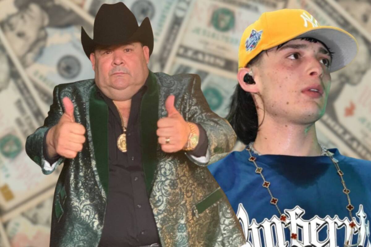 'El Coyote' exhibe la millonaria cantidad que cobra Peso Pluma por show privado