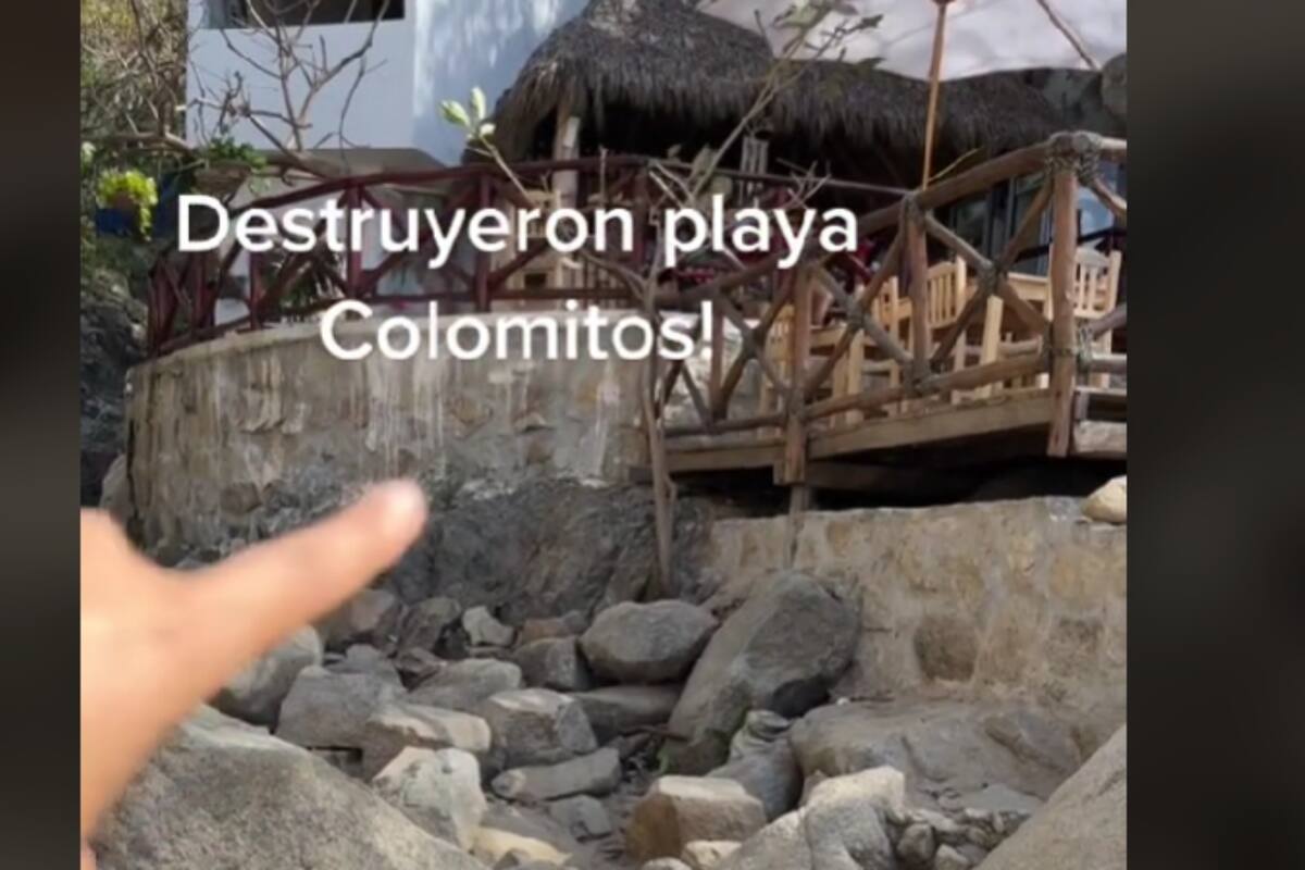 TikTok: Indigna en redes la destrucción de una playa para la construcción de un restaurante