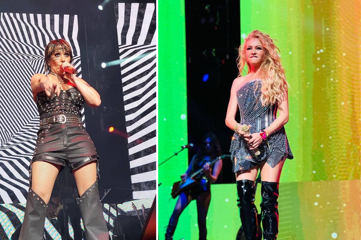 Alejandra Guzmán y Paulina Rubio fracasan en su primer concierto de "Perrísimas"