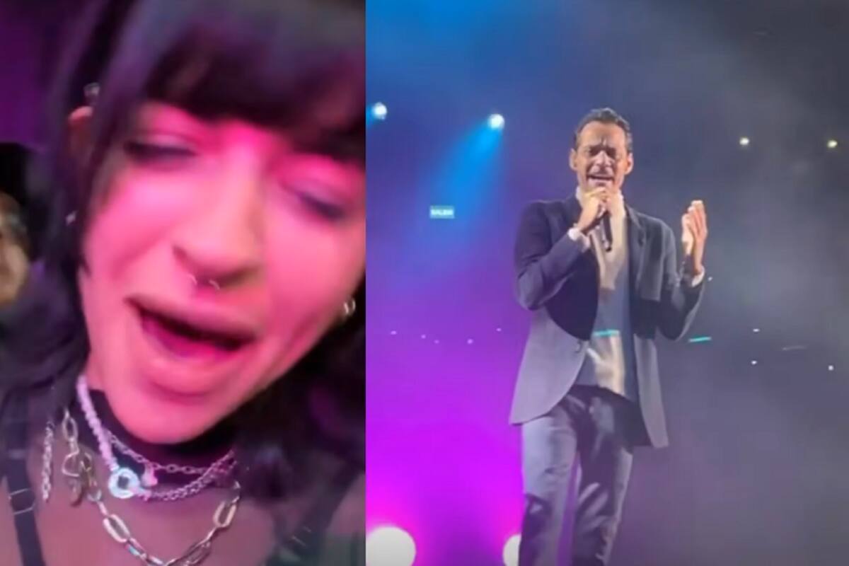 Nodal y Cazzu disfrutan de concierto de Marc Anthony: "Tu amor me hace bien"