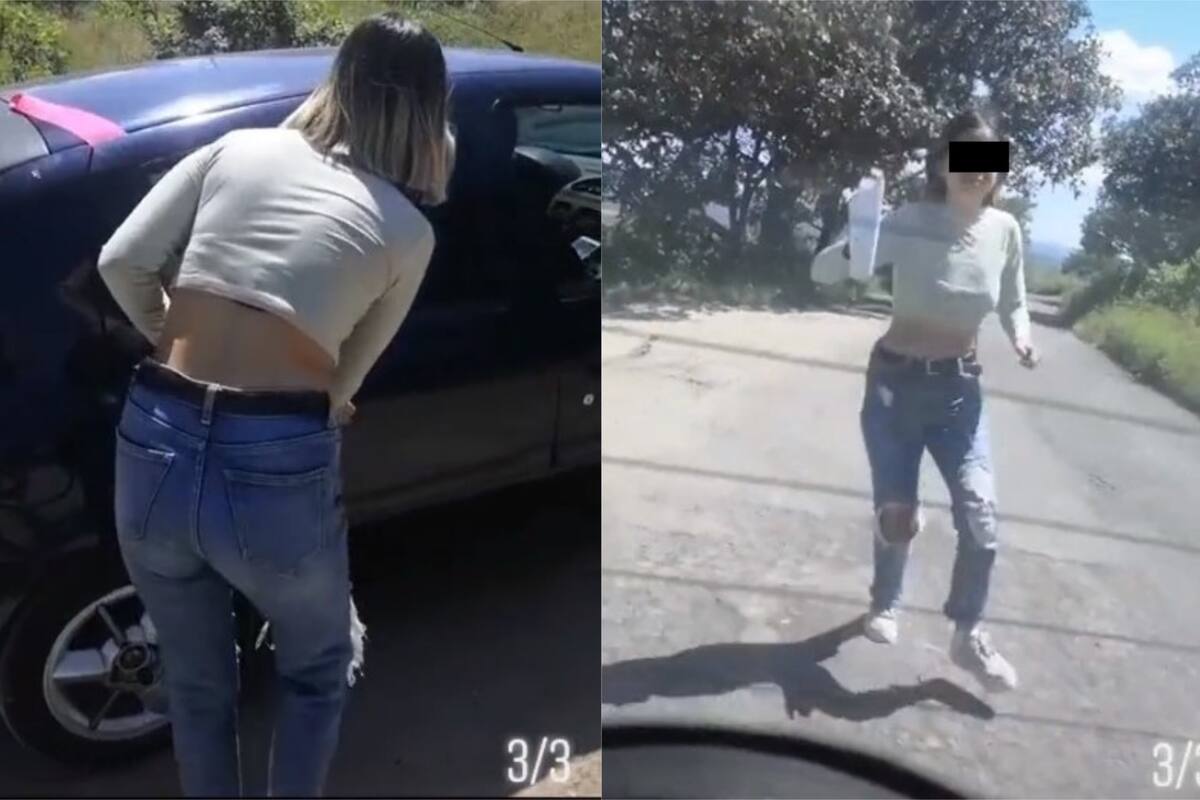 VIDEO VIRAL: Joven descubre infidelidad de su novia y la abandona en la carretera
