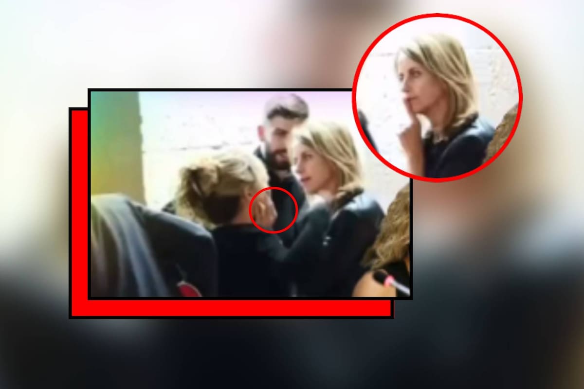 VIDEO: Filtran imágenes de la mamá de Piqué maltratando a Shakira