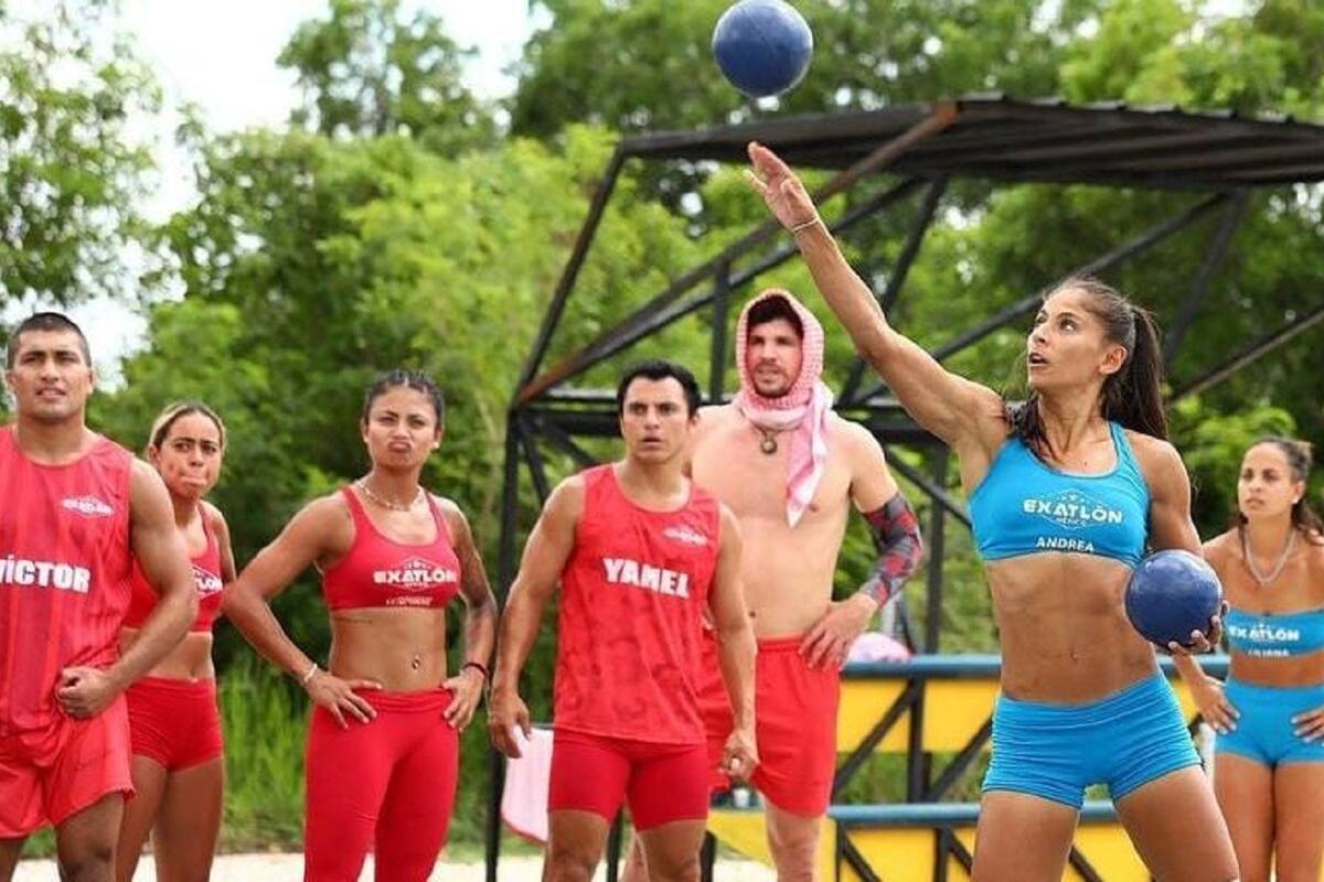 "Exatlón México": Andrea Medina sufre accidente en uno de los juegos