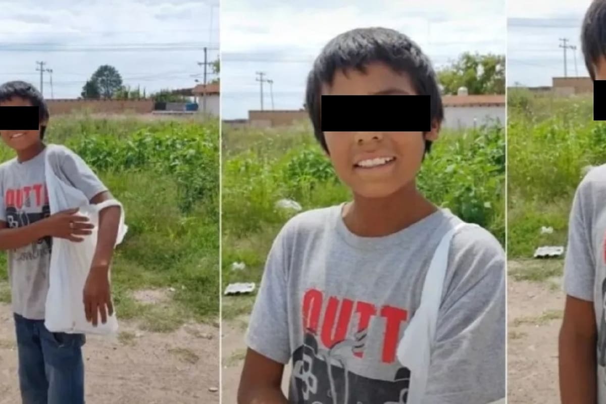 VIDEO: Niño camina 30 minutos sin mochila para ir a la escuela, historia se hace viral