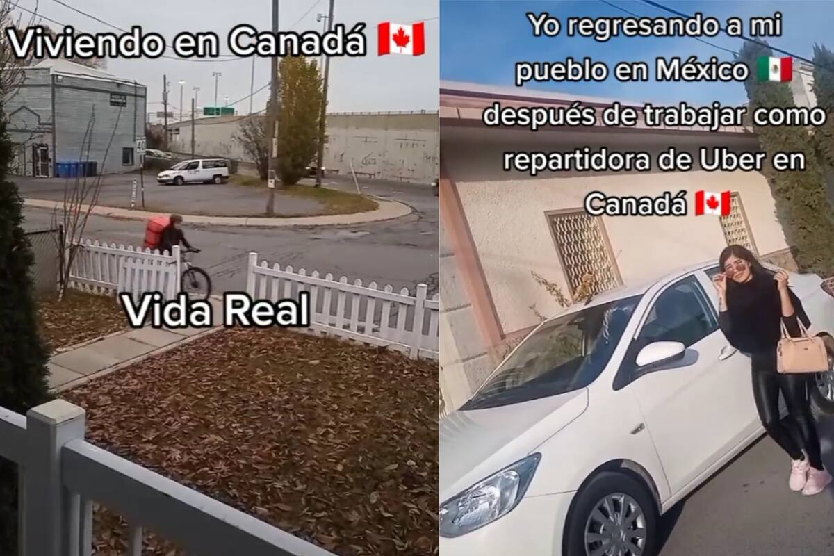 VIDEO: Joven presume que gana más como repartidora en Canadá que como profesionista en México