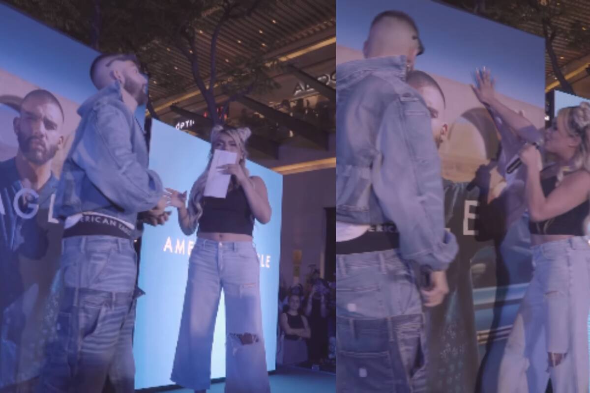 Wendy Guevara entrevista a Manuel Turizo en el escenario