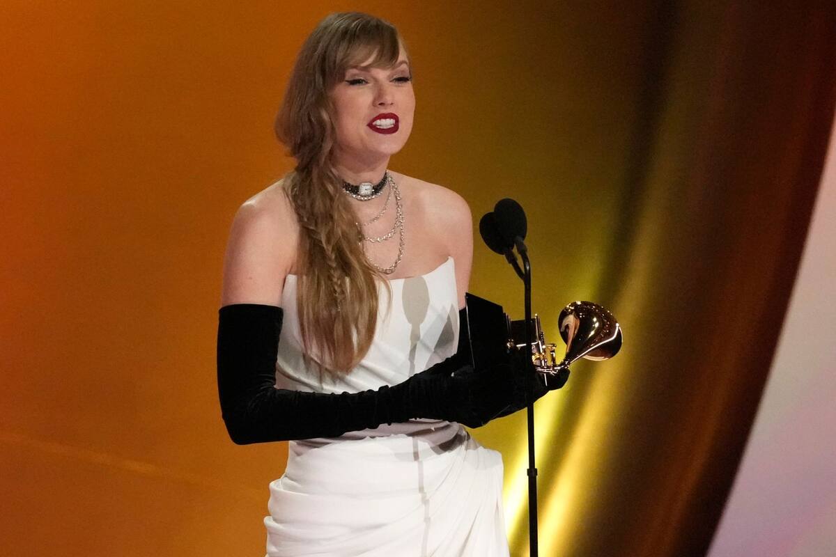 Taylor Swift hace historia en los Grammy con su cuarto álbum del año