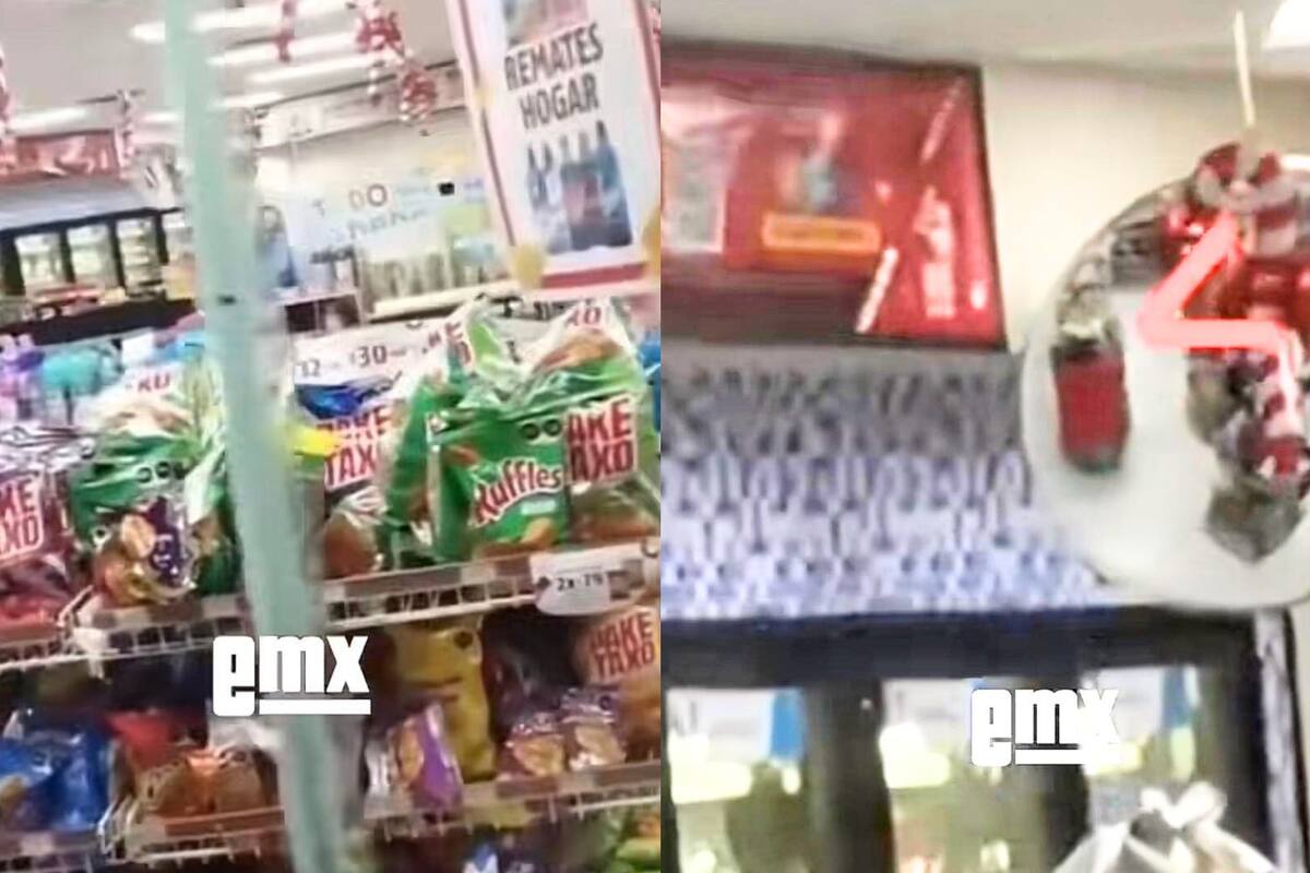 VIRAL: Trabajador de OXXO se esconde para no atender a clientes en la madrugada
