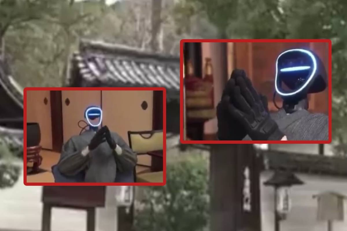 Un robot monje llamado “Buddharoid” creado en Japón puede brindar guía espiritual y responder consultas sobre budismo