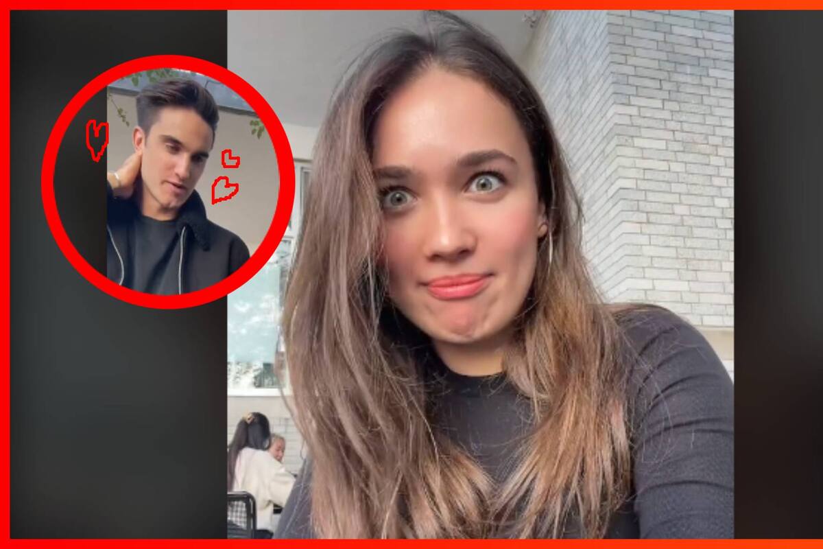 VIDEO: joven se vuelve la envidia de muchas porque un francés le pide el teléfono