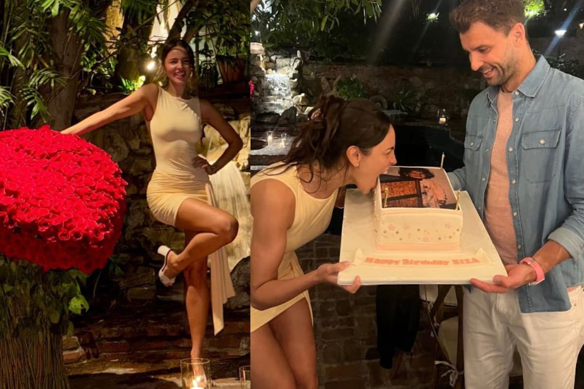 El costo del lujoso corazón de rosas que el tenista novio de Eiza González le regaló por su cumpleaños