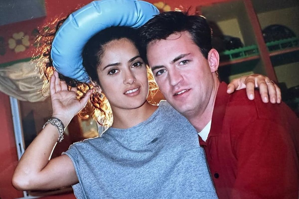 Salma Hayek se despide con un emotivo mensaje de Matthew Perry