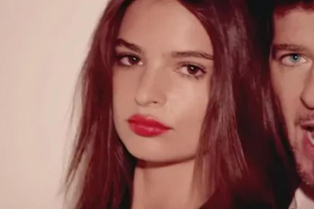 Emily Ratajkowski acusa de acoso sexual al cantante Robin Thicke