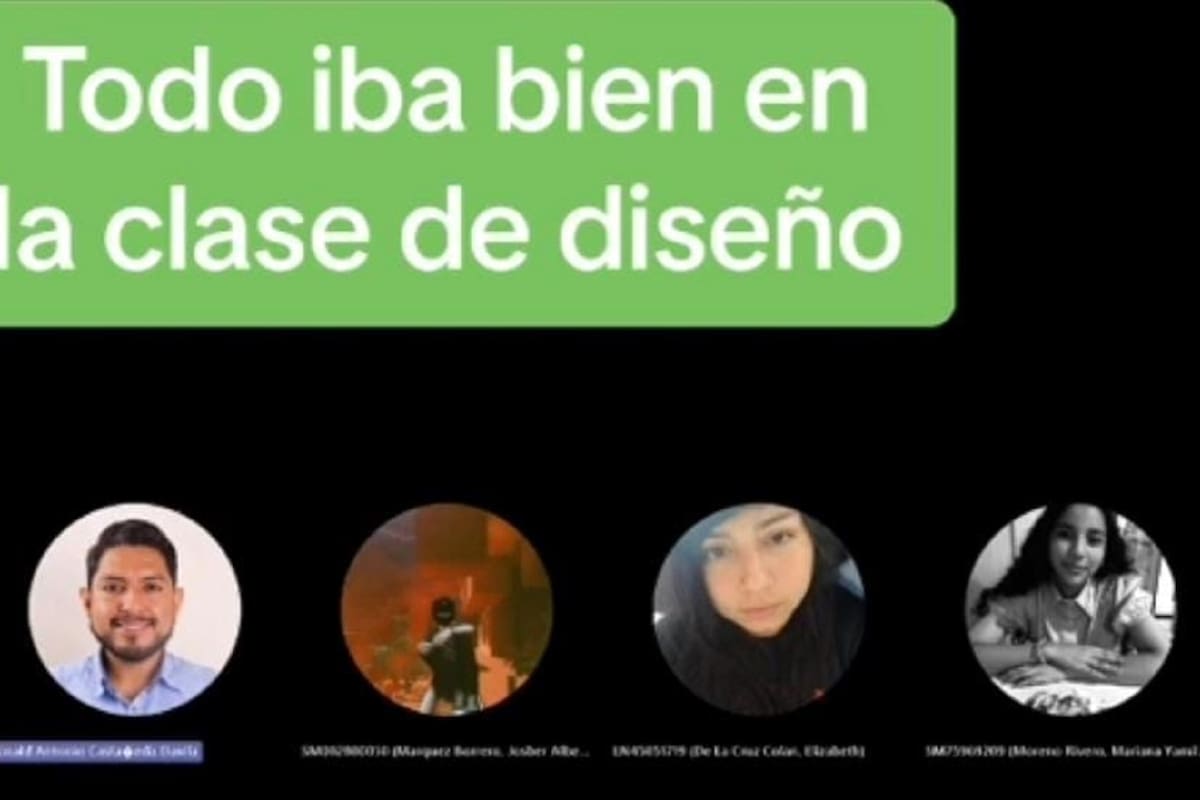 Profesor se queda dormido durante la exposición de una de sus alumnos