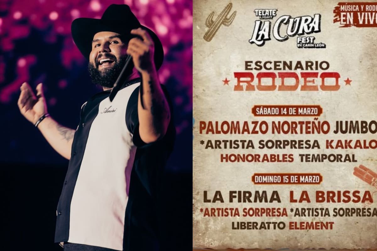La Cura Fest anuncia los músicos que actuarán en el Área de Rodeo: fechas, lineup y todo lo que debes conocer del festival en Hermosillo