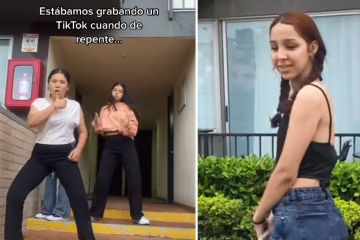 VIDEO VIRAL: Señora moja a jóvenes que realizaban un TikTok afuera de su depa