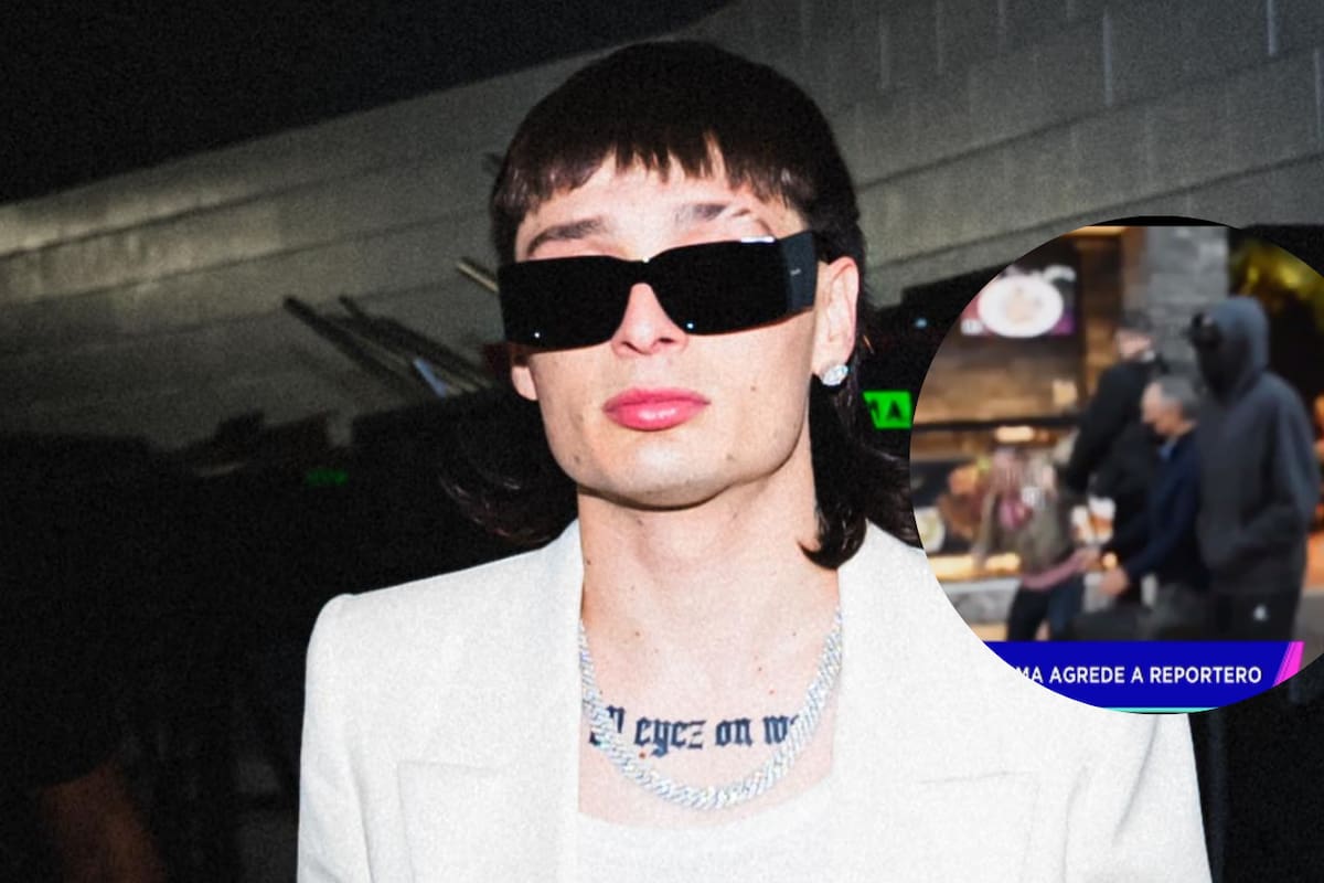 VIDEO: ¡Le metieron el pie! Seguridad de Peso Pluma derriba a reportero y queda todo grabado