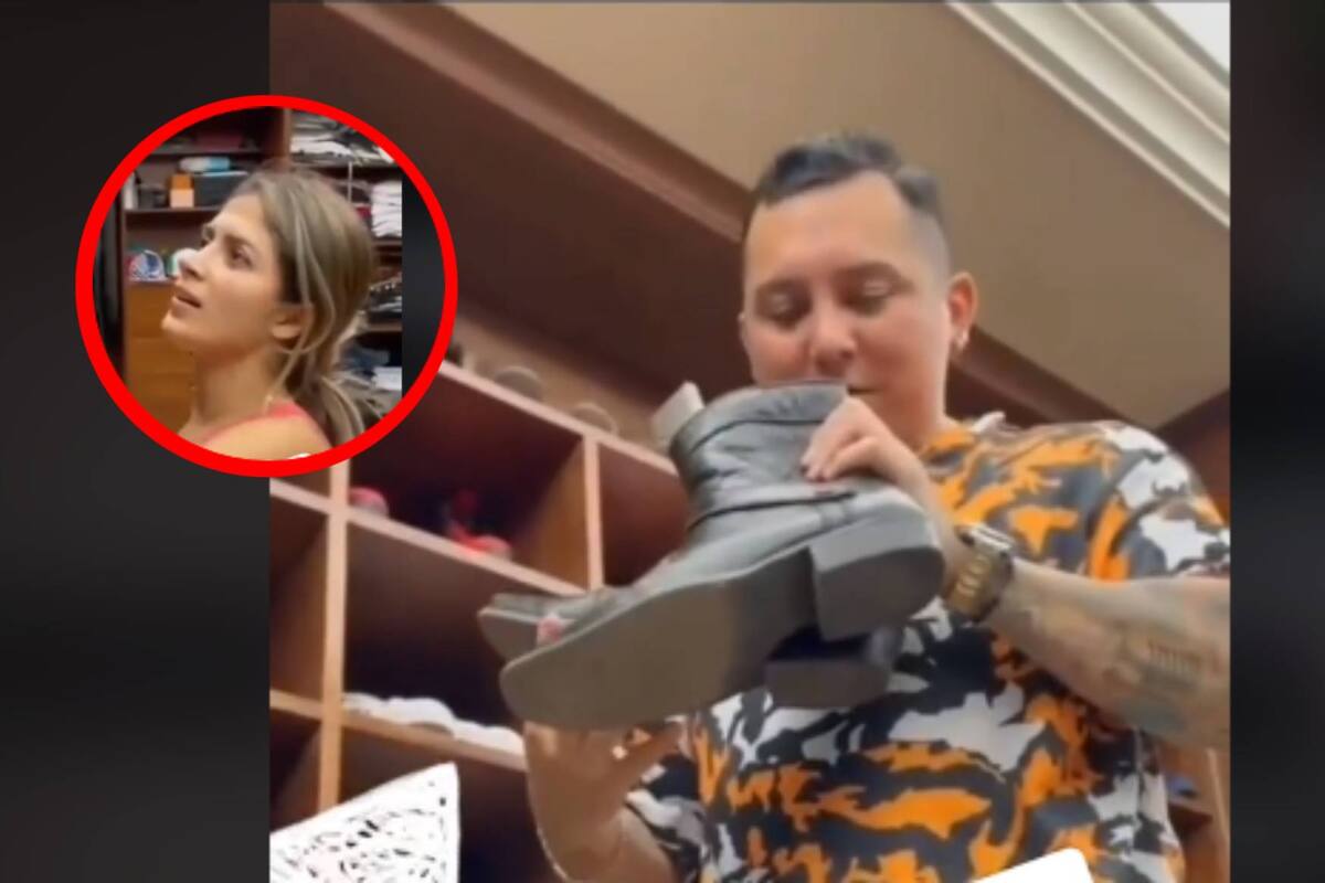 Edwin Luna descubre brujería que Kimberly Flores le hizo en su clóset