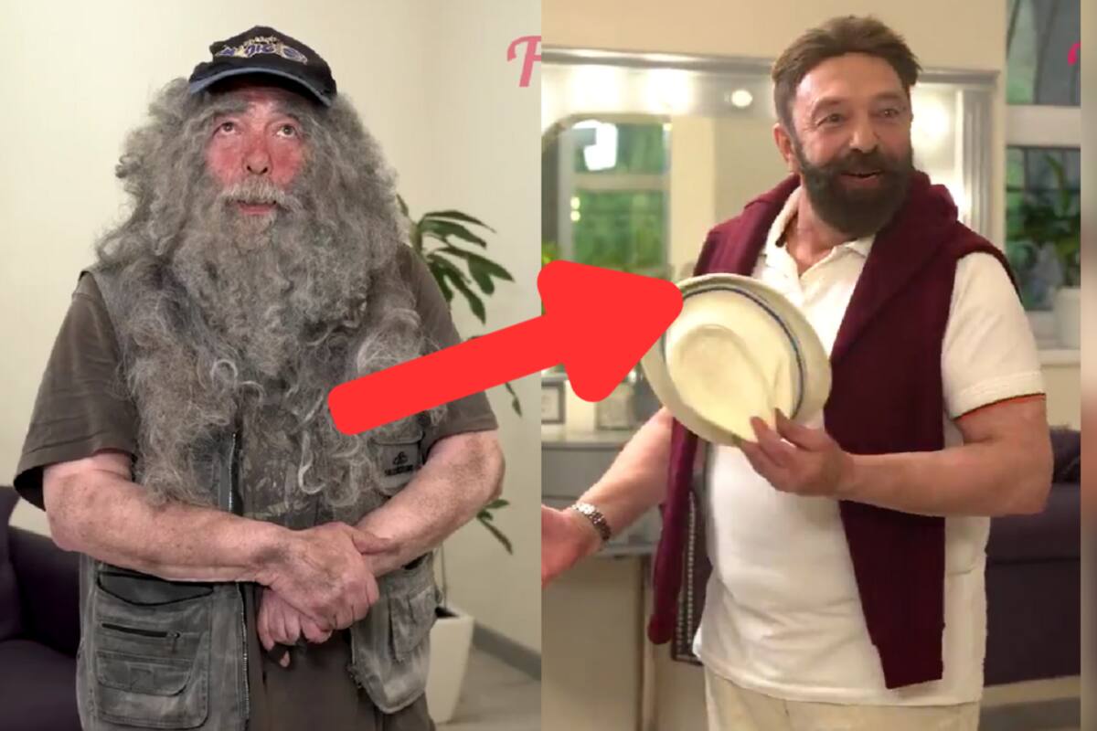 VÍDEO: le regalan a un indigente un cambio de apariencia, ¡y el resultado final está de no creerse!