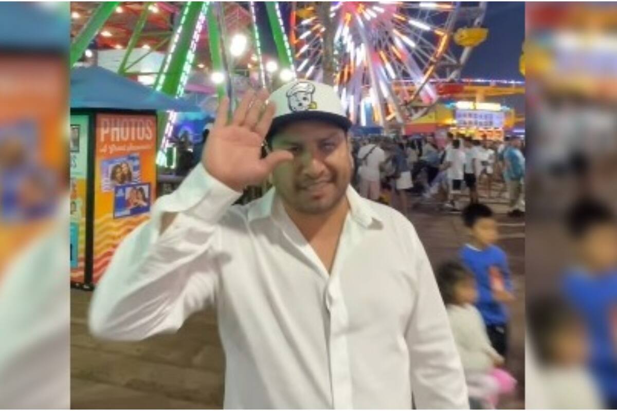 Julión Álvarez anuncia su regreso a Estados Unidos durante su paseo en Santa Mónica, CA