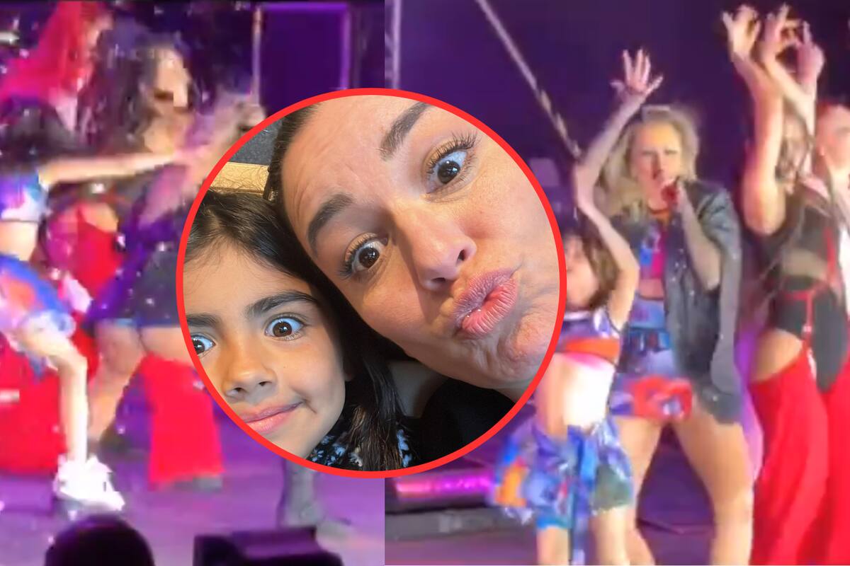 ¡Hija de María José se roba el show! La pequeña sacó sus mejores pasos en el escenario
