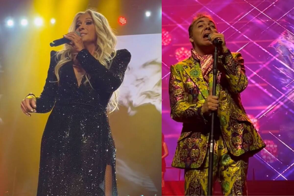 Verónica Castro disfruta, junto a Pati Chapoy, concierto de Cristian