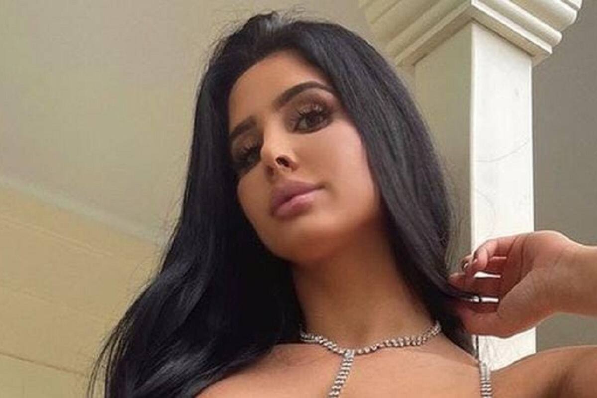 Lily Adrianne deja al descubierto sus grandes encantos con su ropa interior transparente