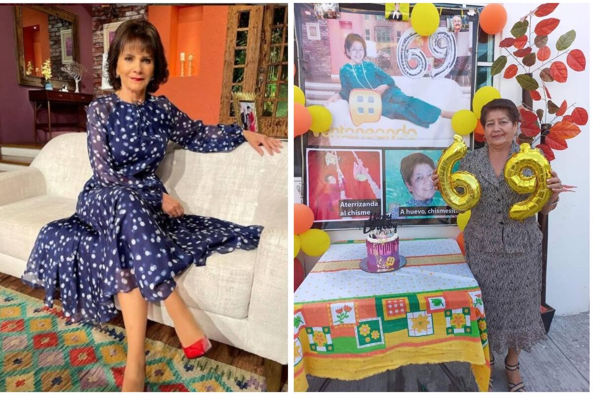 Señora festeja su cumpleaños con temática de Pati Chapoy: "Nos encanta en chisme"
