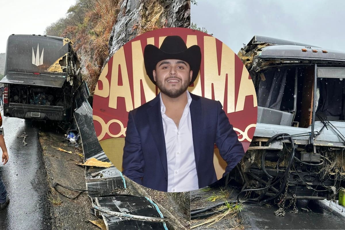 Se accidenta autobus que trasnportaba a músicos de Gerardo Ortiz en camino a la Feria de Tepexi