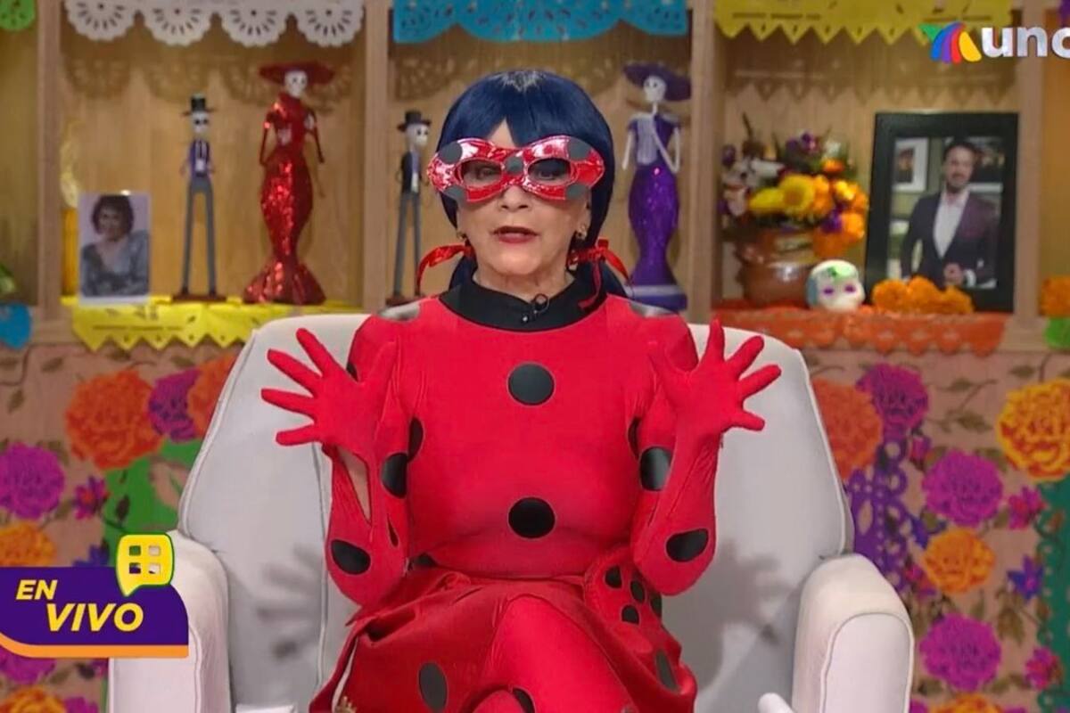 Pati Chapoy se hace viral al disfrazarse de Ladybug en "Ventaneando"