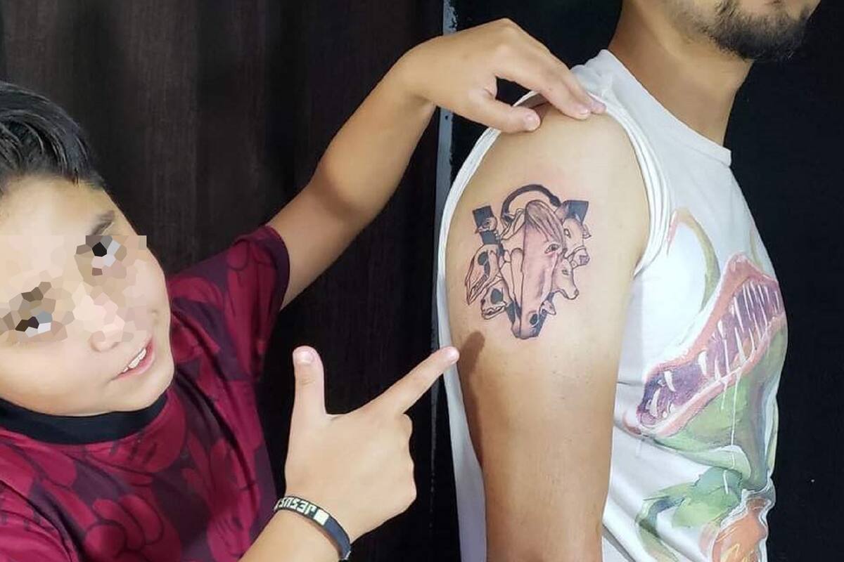 VIRAL: ¡Eso tilín! Niño de 11 años consigue trabajo como tatuador por su gran técnica