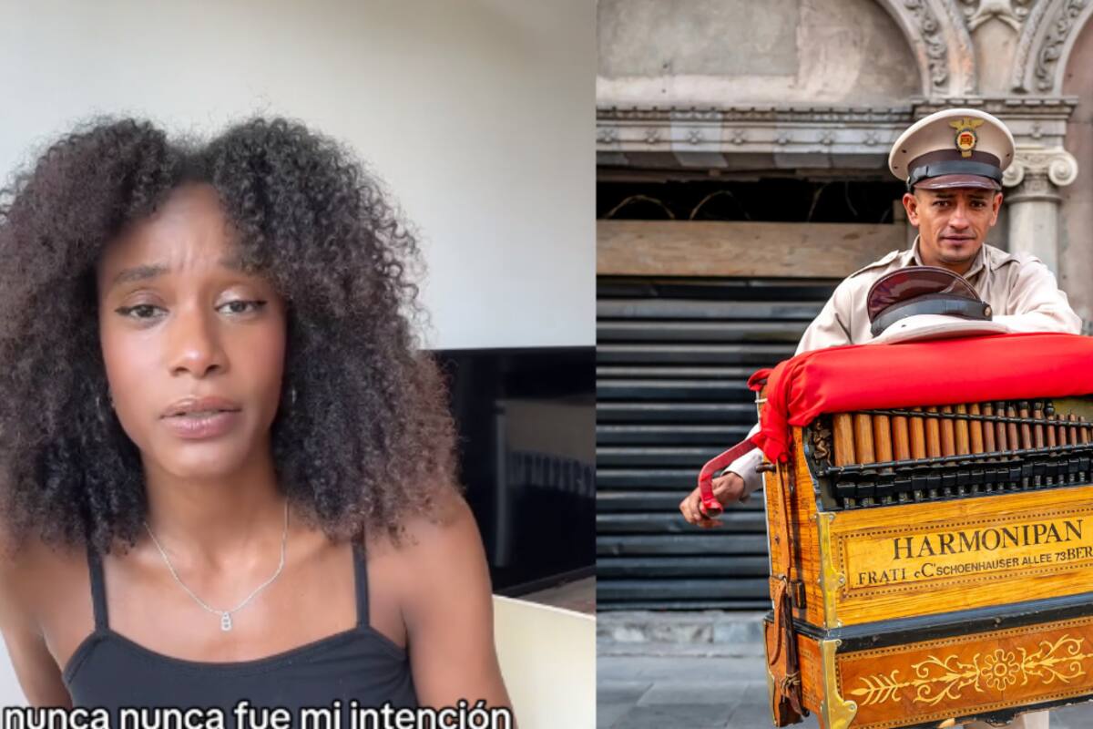 Modelo extranjera que se quejó de los organilleros pide disculpas en tiktok
