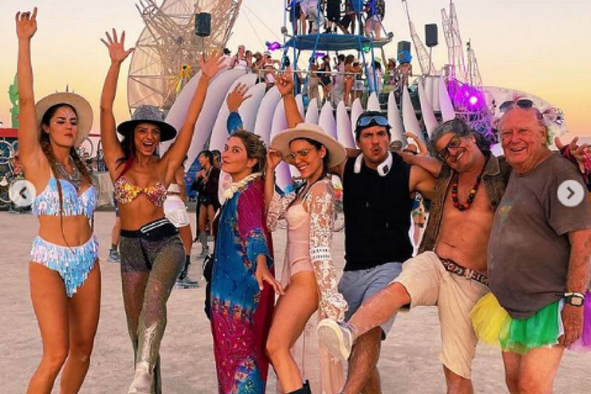 Hijos de Eugenio Derbez se divierten en festival, mientras el actor está convaleciente